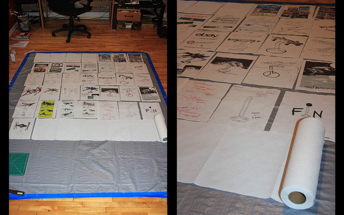 Kitchen Towel Book - Inkjet printed paper towel sheets - 2016